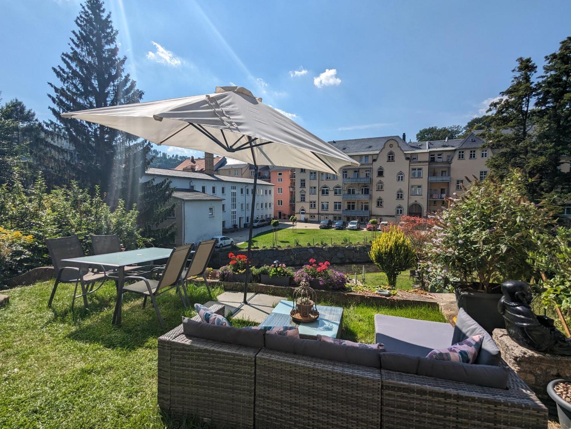 Ferienwohnung Gemütliche Urlaubsoase mit Pool, Sauna&Terrasse - UO Sebnitz Exterior foto